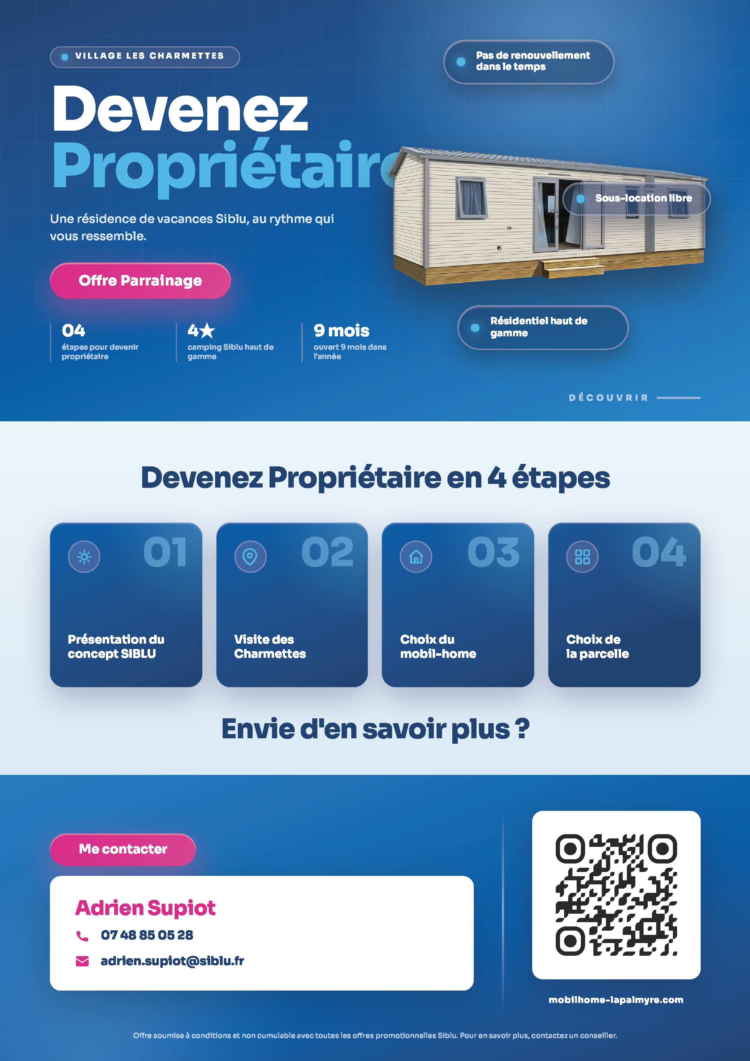 Affiche de parrainage en français